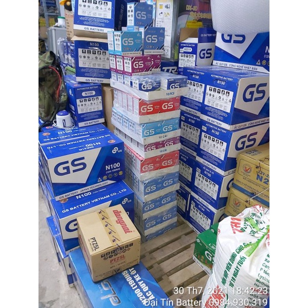 Ắc quy khô GS GTZ5S cho xe Honda Yamaha Suzuki