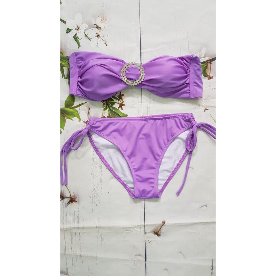 [HÀNG HOT] Bikini - Đồ Bơi Nữ Hai Mảnh Tam Giác Chun Buộc Dây | BigBuy360 - bigbuy360.vn