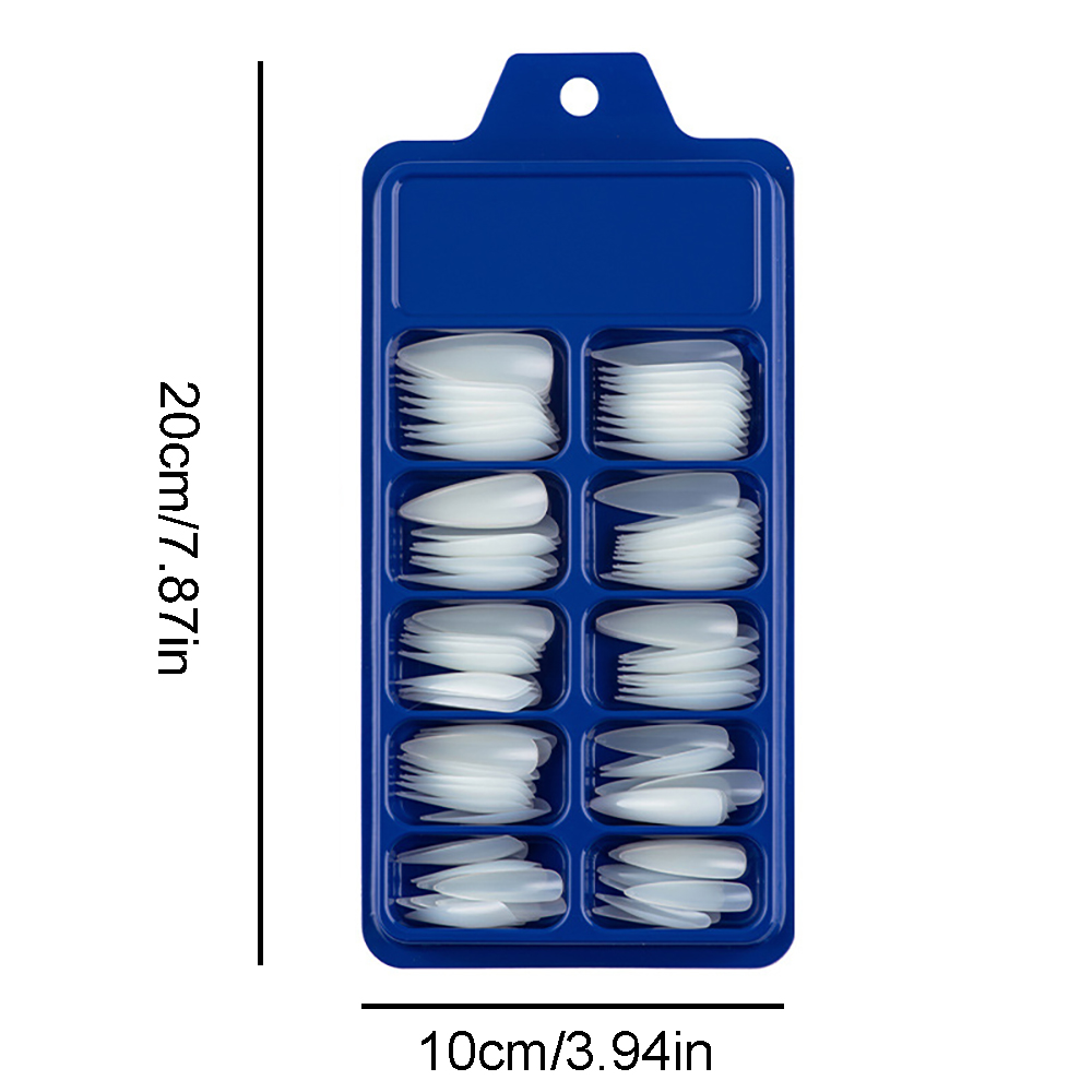 [Hàng mới về] Móng tay giả kiểu nhọn dài tùy chọn màu sắc
