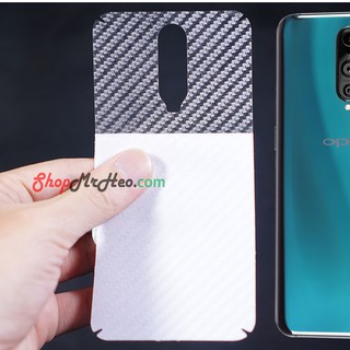 Bộ 3 Skin Dán Mặt Sau Lưng Vân 3D OPPO R17 Pro