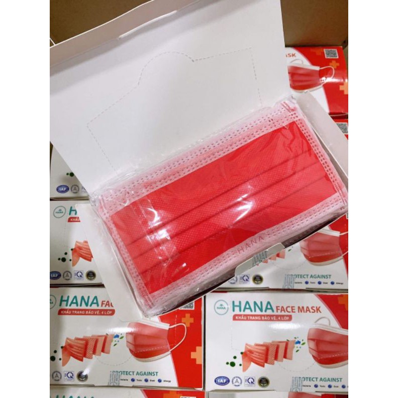 HANA 9 MÀU KHẨU TRANG BẢO VỆ 4 LỚP, VẢI LỌC KHÔNG DỆT, KHÁNG KHUẨN | BigBuy360 - bigbuy360.vn