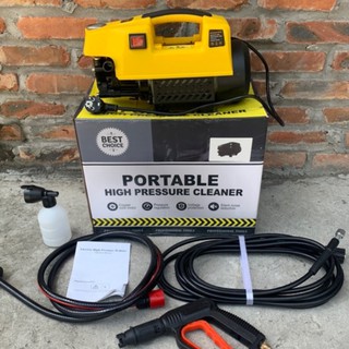 Máy rửa xe tăng áp 2000w bảo hành 1 năm