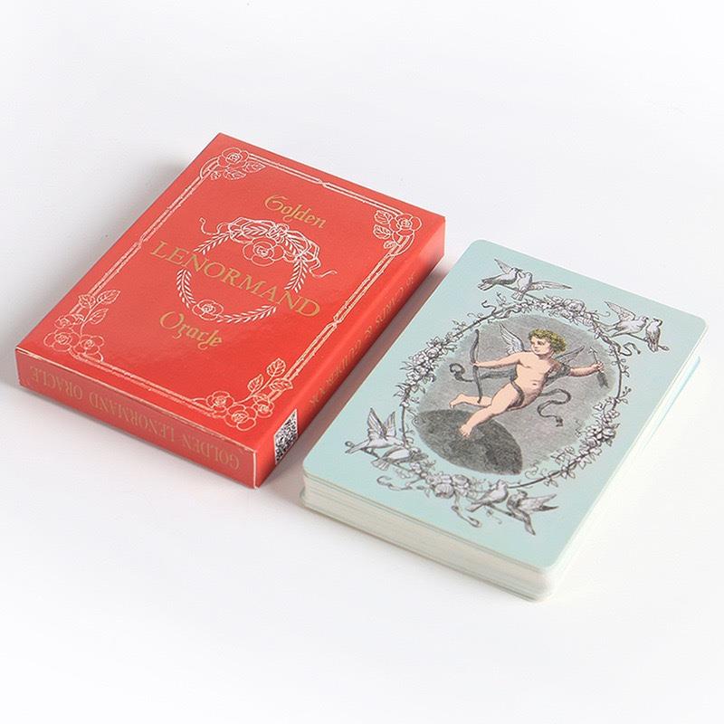 Golden Lenormand Oracle Cards popular oracle cards 9th-century lenormand deck