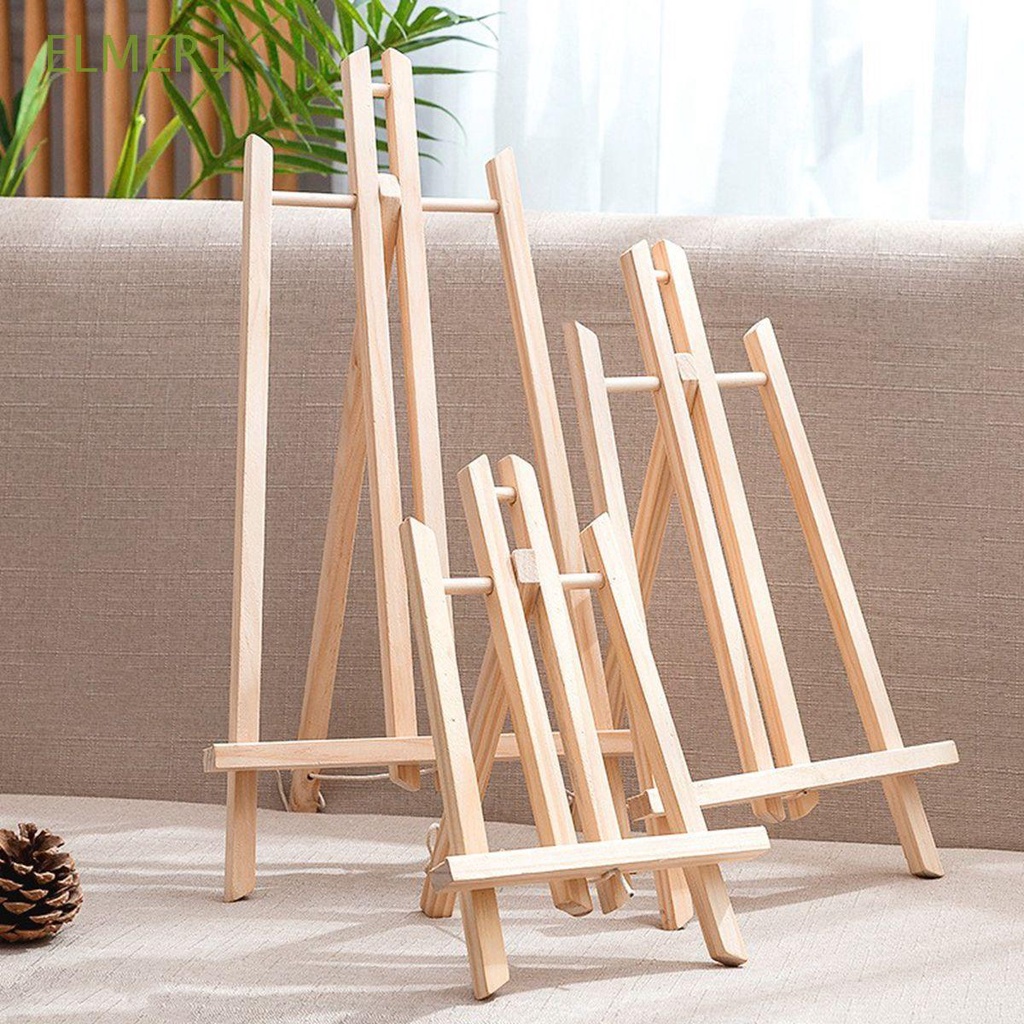 Giá đỡ trưng bày tranh vẽ để bàn bằng gỗ 1 tầng cho học sinh