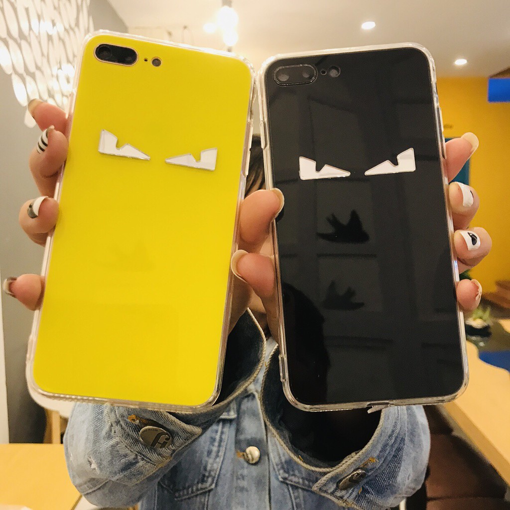 [ IPHONE ] Ốp Lưng Đôi Mắt Gương 3D - Lưng Silicon Giả Kính, Chữ Gương - C009 | BigBuy360 - bigbuy360.vn