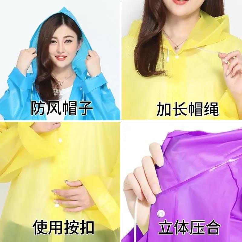 Áo Mưa Một Mảnh Dày Dặn Chống Nước Thời Trang Dành Cho Nam Nữ