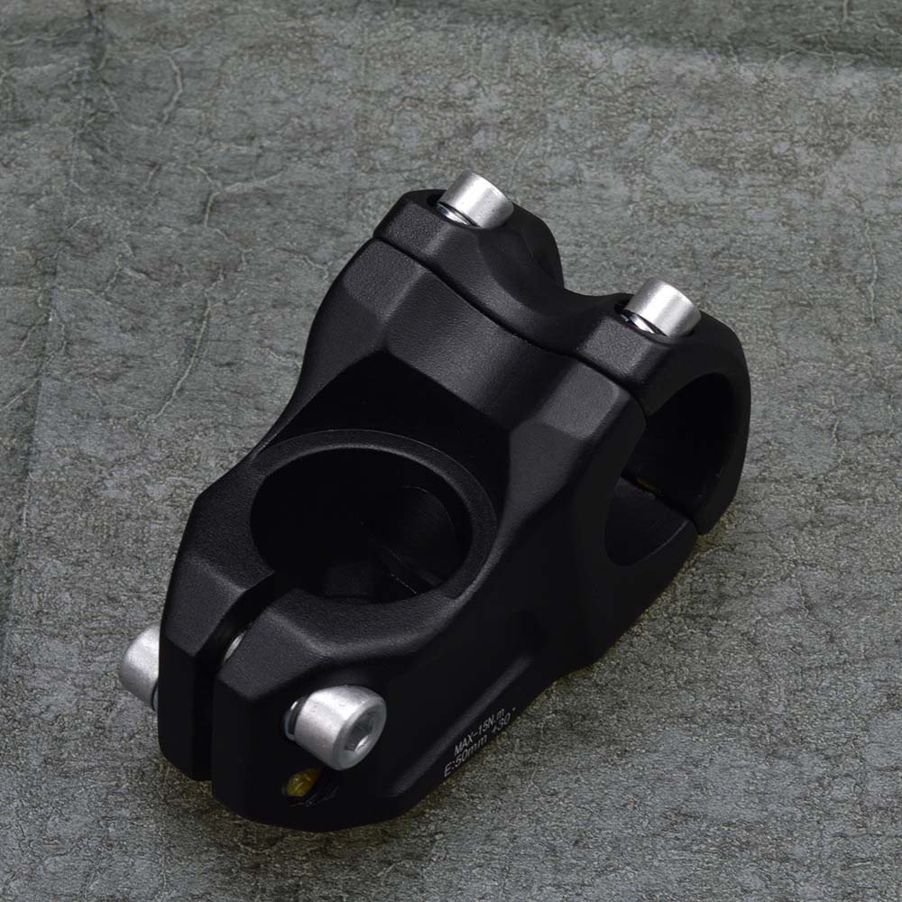 Pô tăng xe đạp 50mm 30 độ bằng hợp kim nhôm màu đen