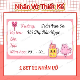 Sticker Nhãn đội bay siêu đẳng - dán dụng cụ đồ dùng học tập học sinh - in tên bé theo yêu cầu - giá rẻ nhất năm 2020