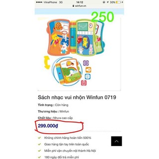Sách nhạc vui nhộn Winfun 0719