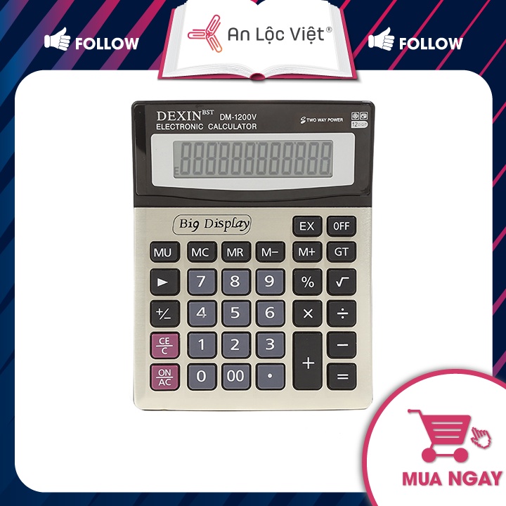 Máy tính cầm tay Dexin DM-1200V