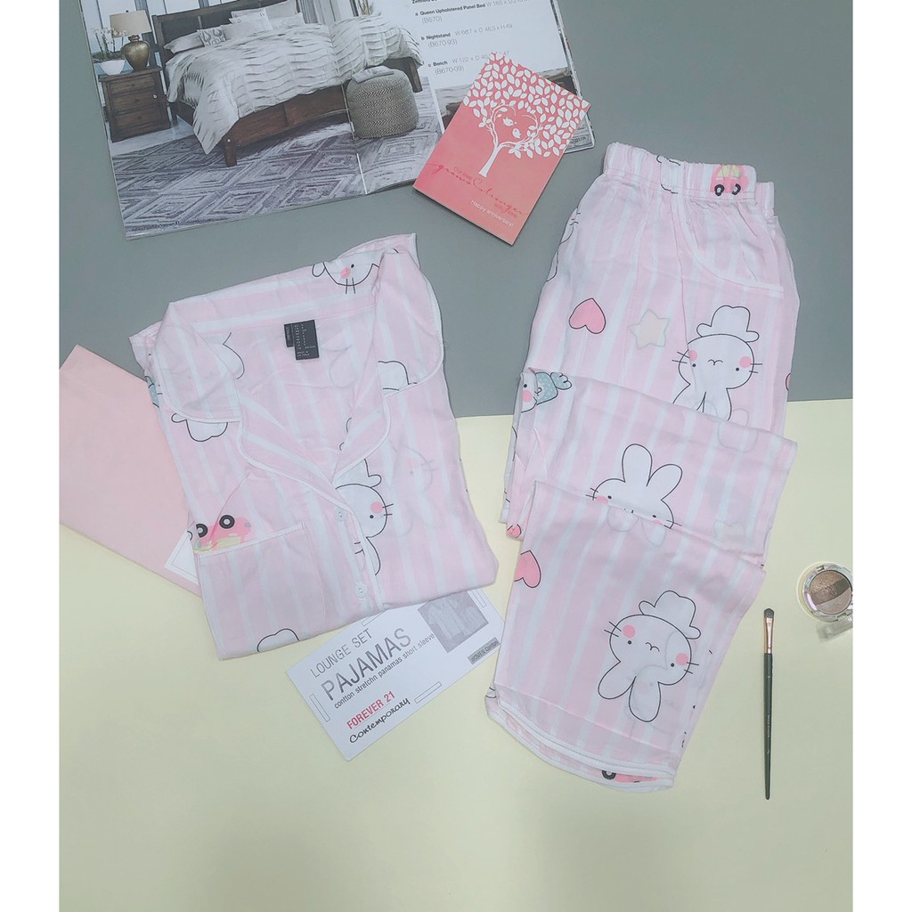 Bộ Pijama dài chất tole lanh | BigBuy360 - bigbuy360.vn