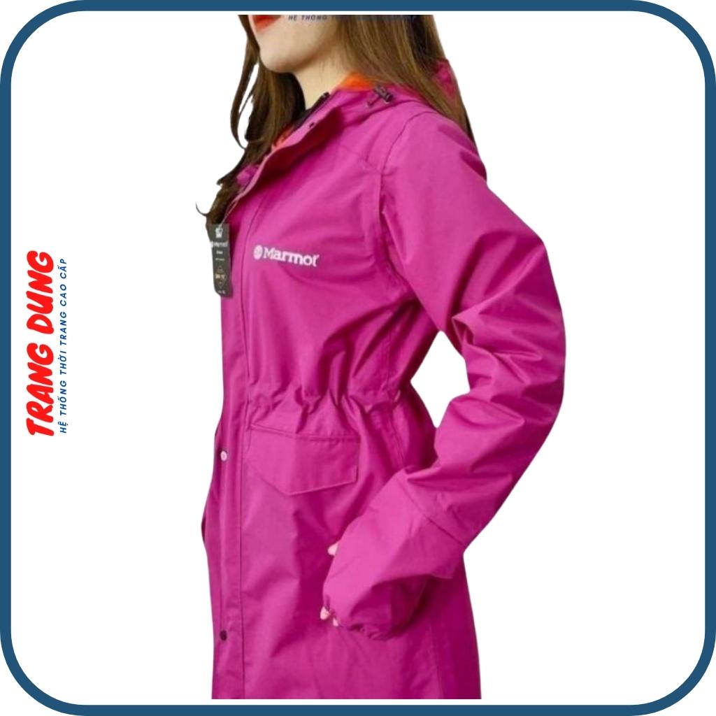 Áo mưa măng tô nữ thời trang chống thấm, chống gió siêu đẹp - Áo mưa mangto cao cấp chất vải UP Hàn Quốc