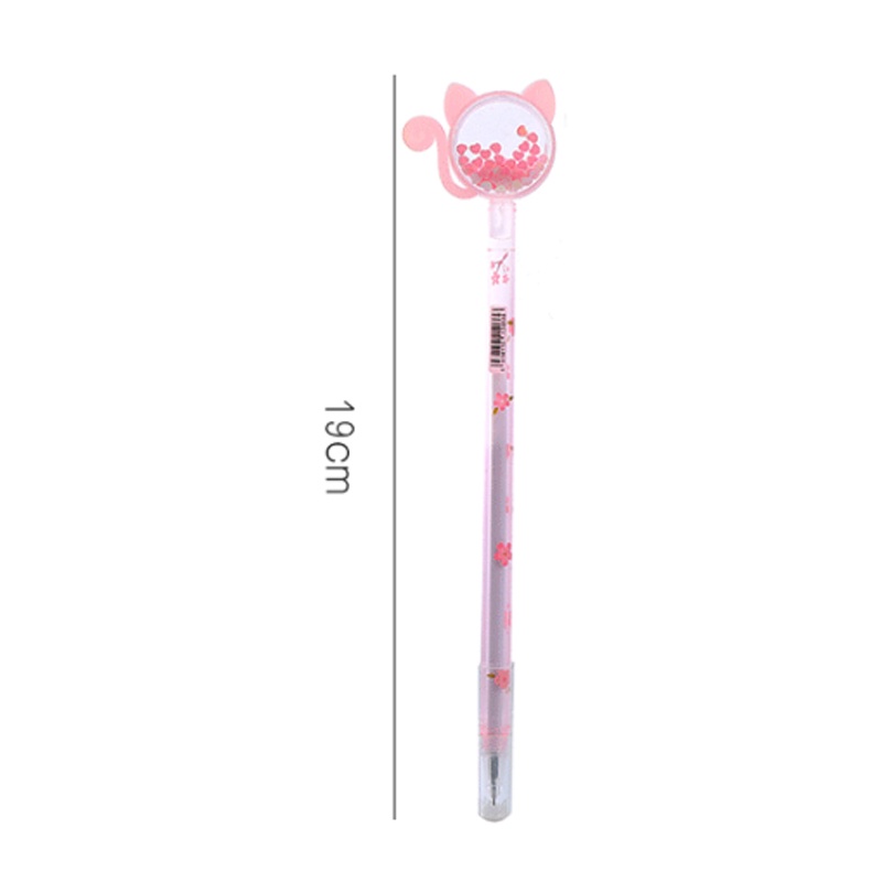 Bút Bi Hình Mèo Dễ Thương Ngòi 0.5mm