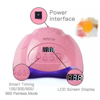 Máy hơ sơn gel 90w SUNX7 làm móng tay chân