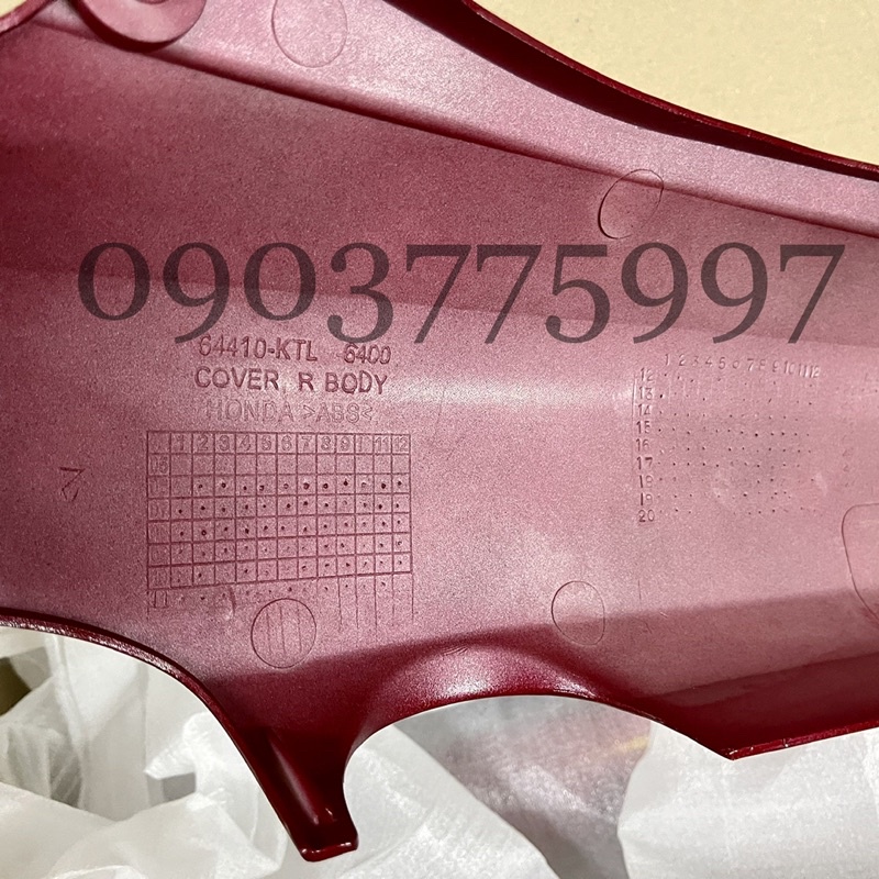Dàn áo WAVE S 100 đời 2009 16 chi tiết