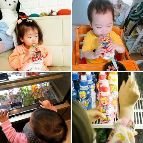 Nước uống Pororo hồng sâm Paldo 3 vị 100ml