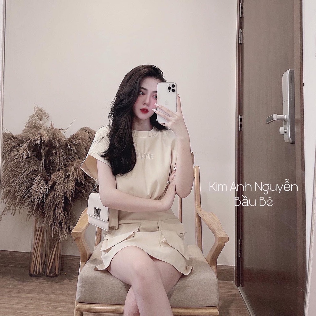 VÁY KAKI CÁNH DƠI TÚI HỘP SIÊU XINH