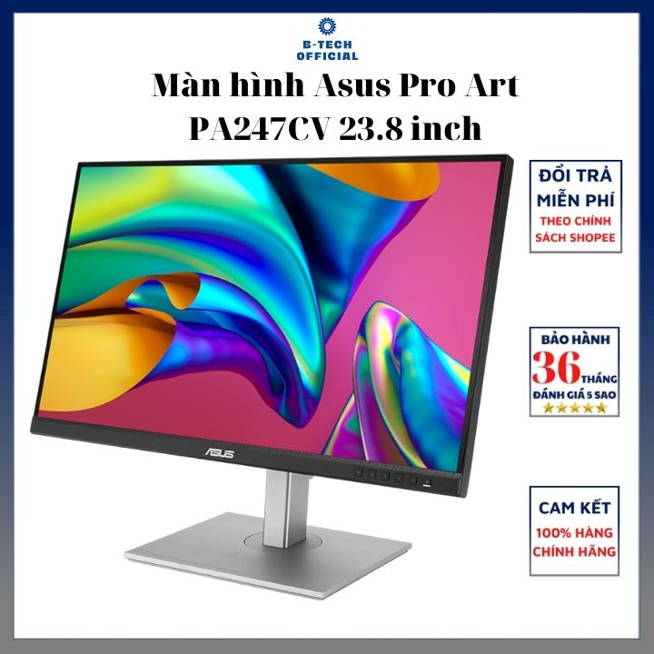 Màn hình Asus Pro Art PA247CV 23.8 inch Full HD/ USB-C - Bảo hành chính hãng 36 tháng