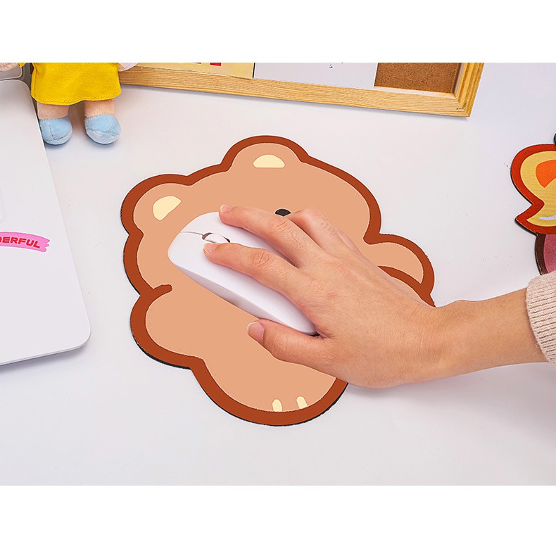 Mouse Pad Lót Chuột Vải Mềm Mại Hoạt Hình Cute