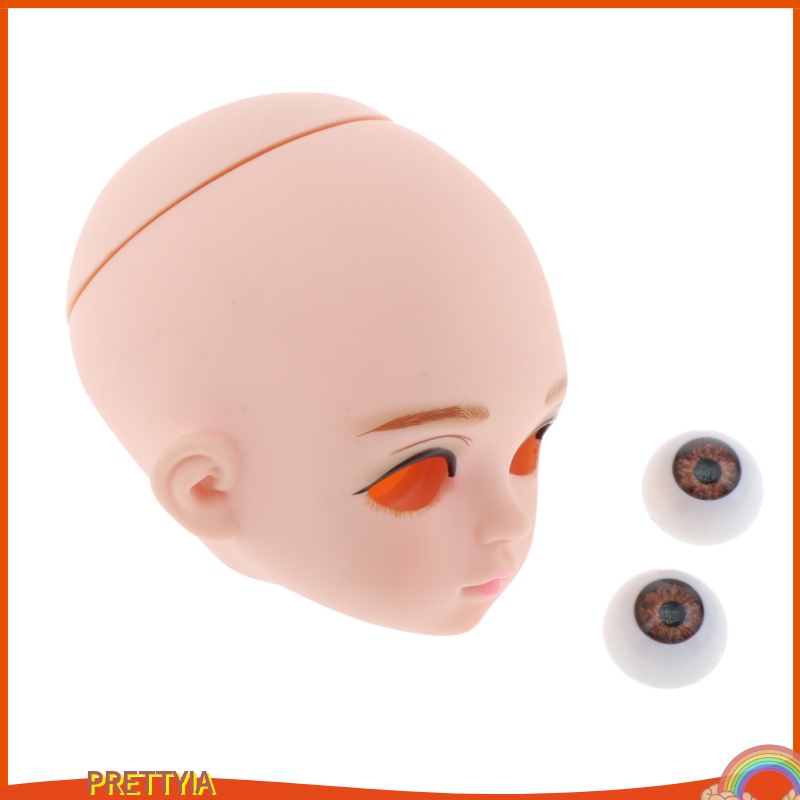 Mặt đầu BJD 1 / 3 Mắt 3D, Linh kiện cơ thể thay thế búp bê, Mắt trang điểm