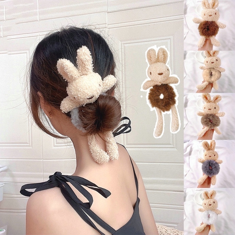 Dây buộc tóc hình chú gấu Teddy dễ thương dành cho nữ