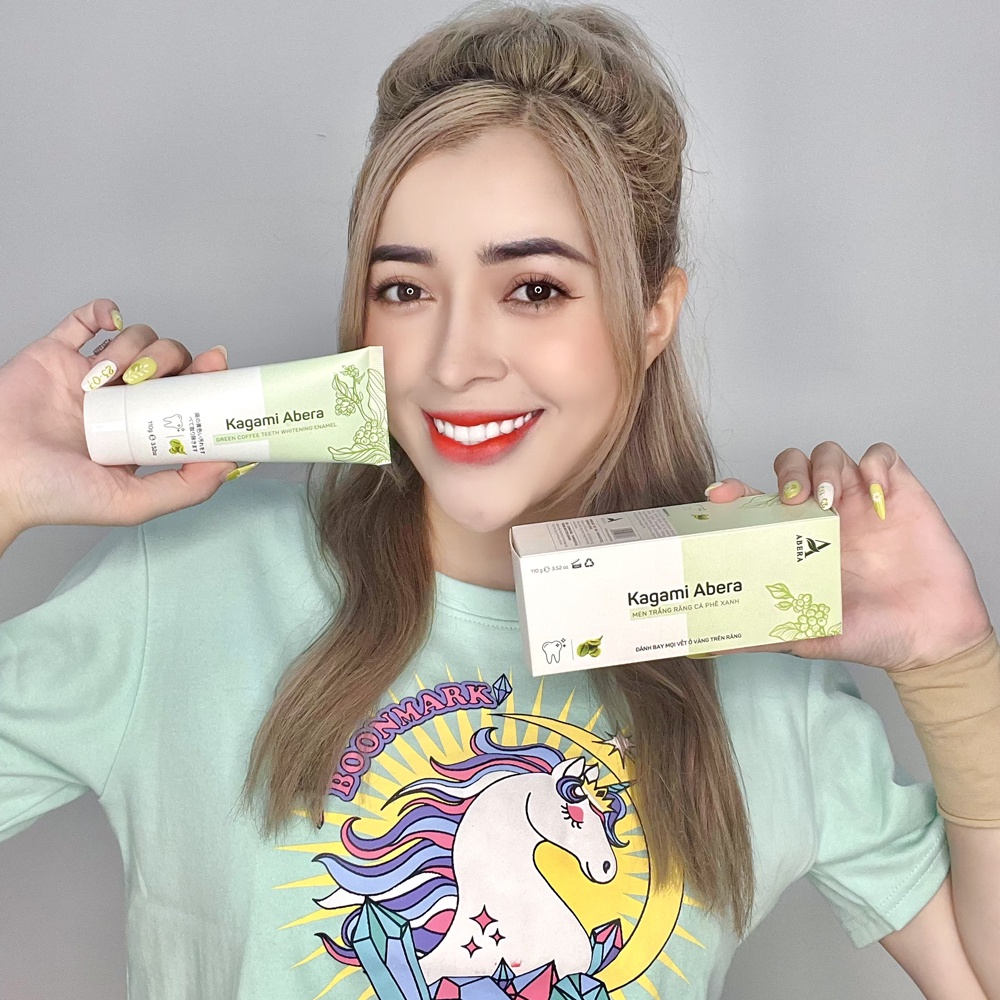 Combo 10 Hộp Men Trắng Răng Kagami Abera - Đánh Bay Mọi Vết Ố Vàng Trên Răng