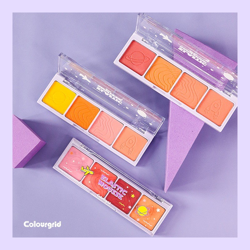 Phấn má hồng Colour Grid 4 ô xinh xắn Colour Grid thiên hà (Có sẵn - Giao nhanh) | BigBuy360 - bigbuy360.vn