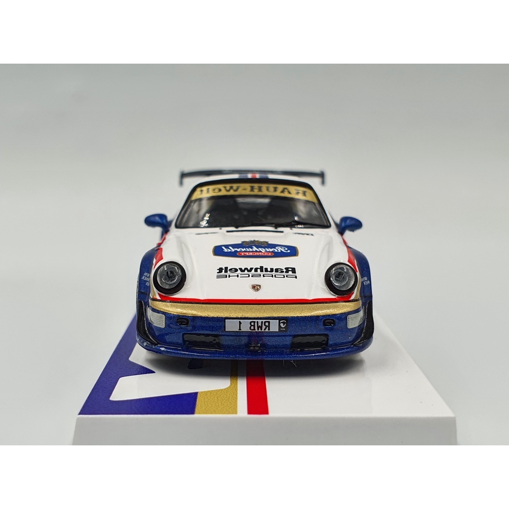 Xe Mô Hình Porsche RWB 964 Waikato 1:64 Tarmac Works ( Xanh )