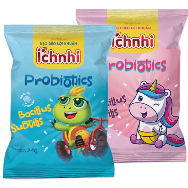 Kẹo dẻo tăng sức đề kháng Ích Nhi  bổ sung vitamin C củng cố hệ miễn dịch, giúp trẻ ăn ngon, hấp thu tốt