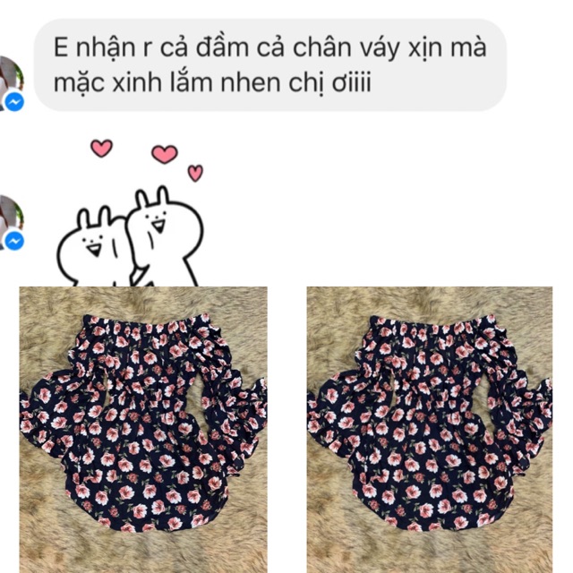 Đầm hoa LOVE J