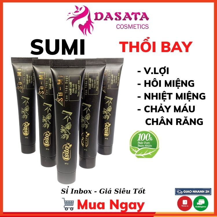 Cao Thảo Dược SUMI 30gr Kem Đánh Răng Cao Súc Miệng Hết Hôi Miệng, Nhiệt Miệng, Chảy Máu Chân Răng chỉ sau 1 tuần DASATA