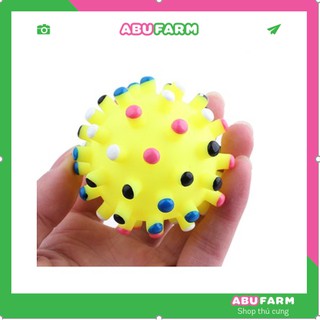 ĐỒ CHƠI CHO THÚ CƯNG - BÓNG GAI CAO SU CHÚT CHÍT
