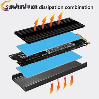 LUCKYDAYS M.2 SSD Heatsink Cooler M2 2280 Solid State Hard Disk Radiator Thermal Pad