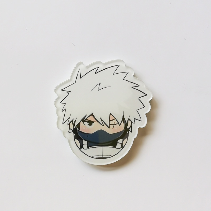 Huy Hiệu Cài Áo Hình Nhân Vật Hoạt Hình Naruto Sasuke Kakashi