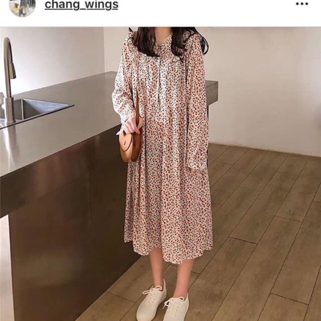 Váy dáng babydoll dài