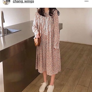 Váy dáng babydoll dài