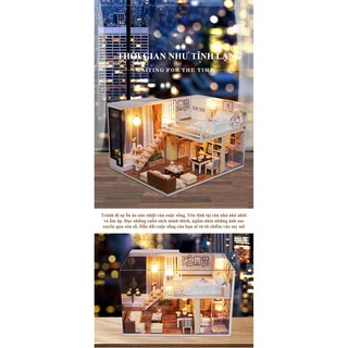 Mô hình nhà gỗ DIY căn phòng mô ước