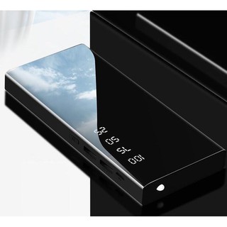 (FREESHIP) Sạc Dự Phòng Cas T25 10000 mAh Siêu Hot Vỏ Đen Bóng cực đẹp, Sạc Cực Nhanh