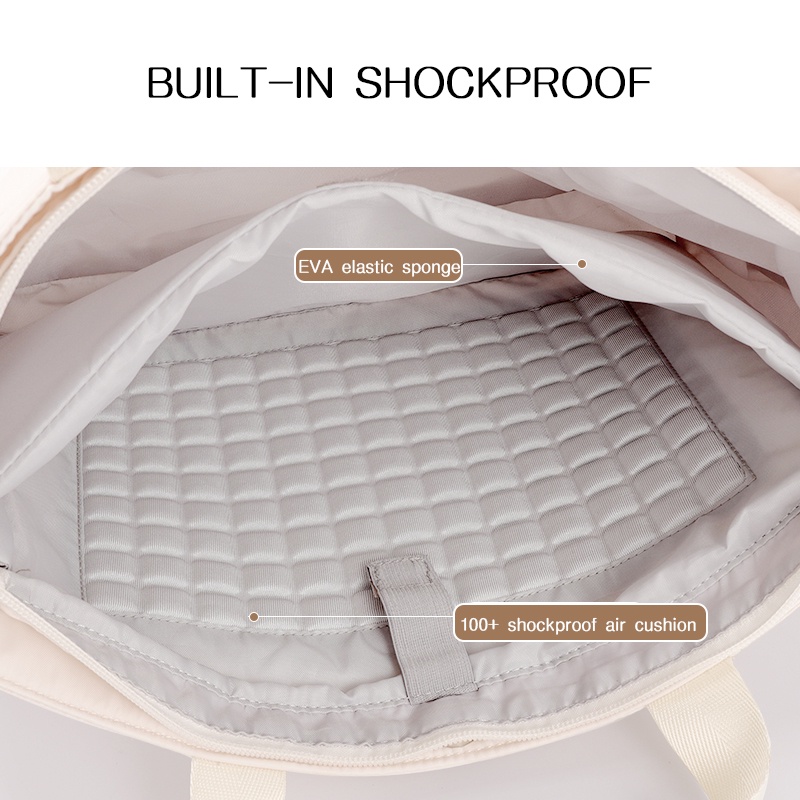 Túi Đựng Laptop 13.3 14 15.6 Inch Đeo Vai / Xách Tay Thời Trang Sức Chứa Lớn Cho Nữ