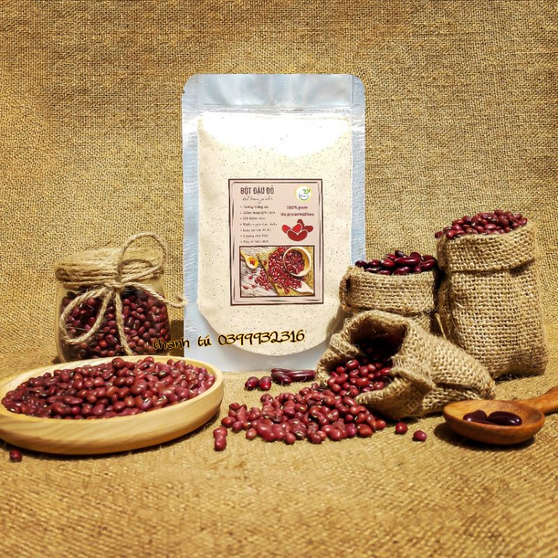 100g bột đậu đỏ hữu cơ nguyên chất