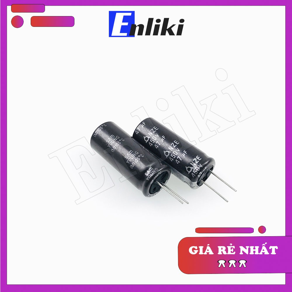 [Mã ELHACE giảm 4% đơn 300K] Tụ 47uF SAMYOUNG 450V (13x30mm)