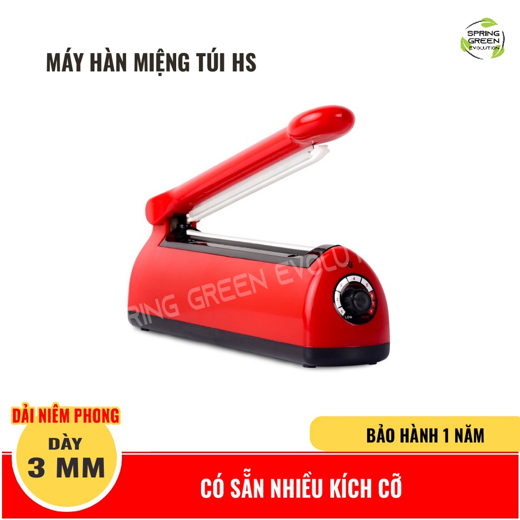 Máy Hàn Miệng Túi HS40. Hàn Mọi Loại Túi Tốc Độ Cao, Giá Rẻ, Bền Bỉ, Tiết Kiệm Điện. Thương Hiệu SGE Thailand