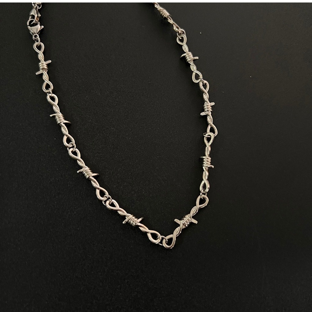 Vòng cổ Gai Phong Cách hip hop punk Cá Tính Cao Cấp Dễ Phối Đồ