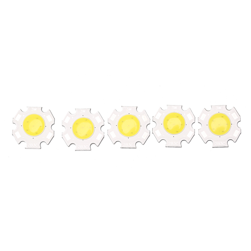 Set 5 chip đèn led cob 3W DC9-10 bền bỉ