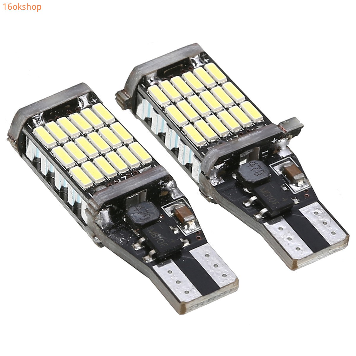 Bóng đèn LED lùi xe siêu sáng T15 W16W 921 45 SMD 4014