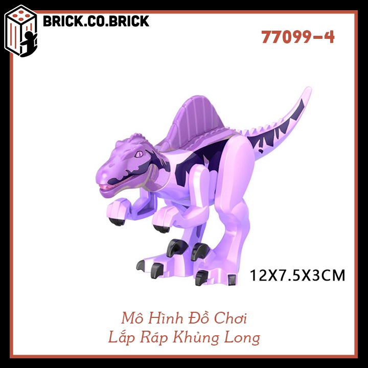 Đồ Chơi Lắp Ráp Khủng Long Mô Hình Dinosaur Jurrasic World  Thế Giới Khủng Long 77099-2
