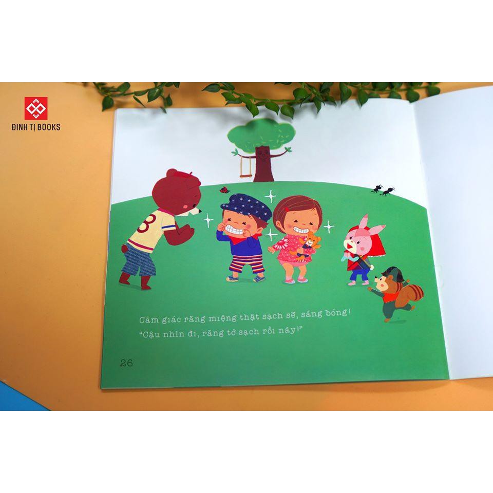 Sách Ehon - Momo và Ken - BỘ SÁCH KỸ NĂNG cho bé từ 2- 6 tuổi - Bộ 5 cuốn