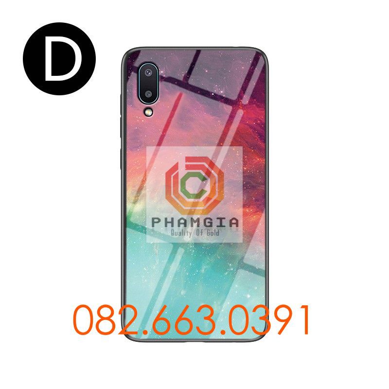 Ốp lưng ép kính Samsung A02 hình vũ trụ siêu đẹp