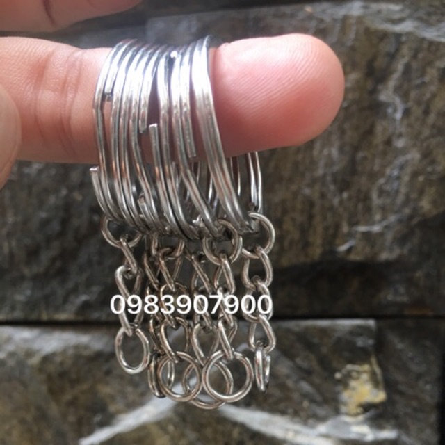 Khoen móc khoá dẹp loại tốt size 3cm