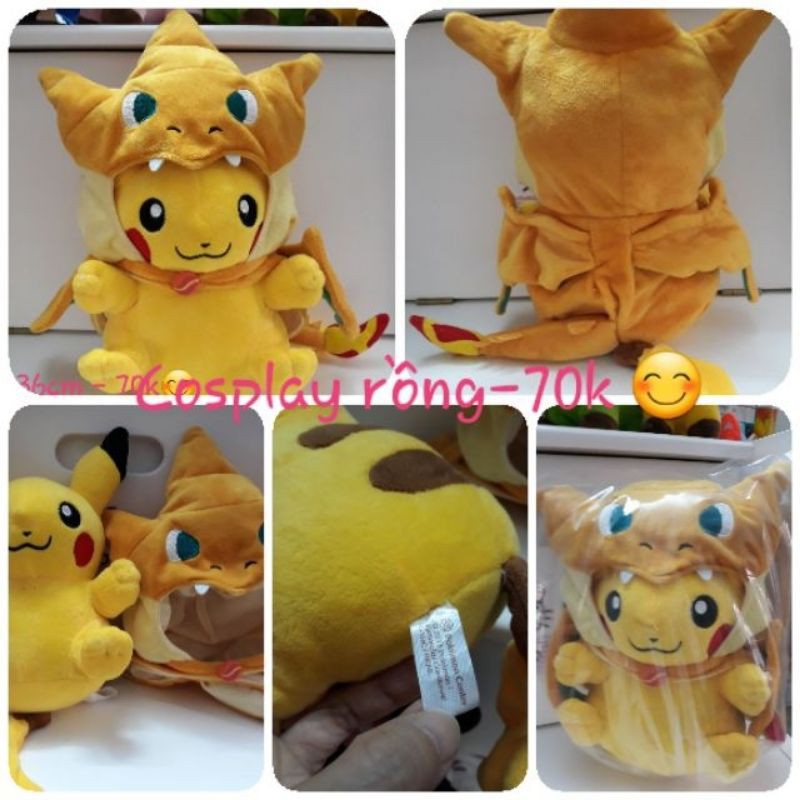 Gấu bông si Pikachu kiện Nhật, Hàn(Ảnh thật)